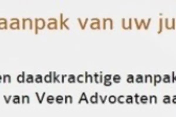 Foto van Wout van Veen Advocaten
