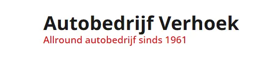 Logo van Autobedrijf Verhoek