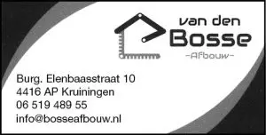 Logo van Bosse van den Afbouw
