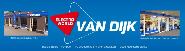 Logo van Electro World van Dijk Reeuwijk